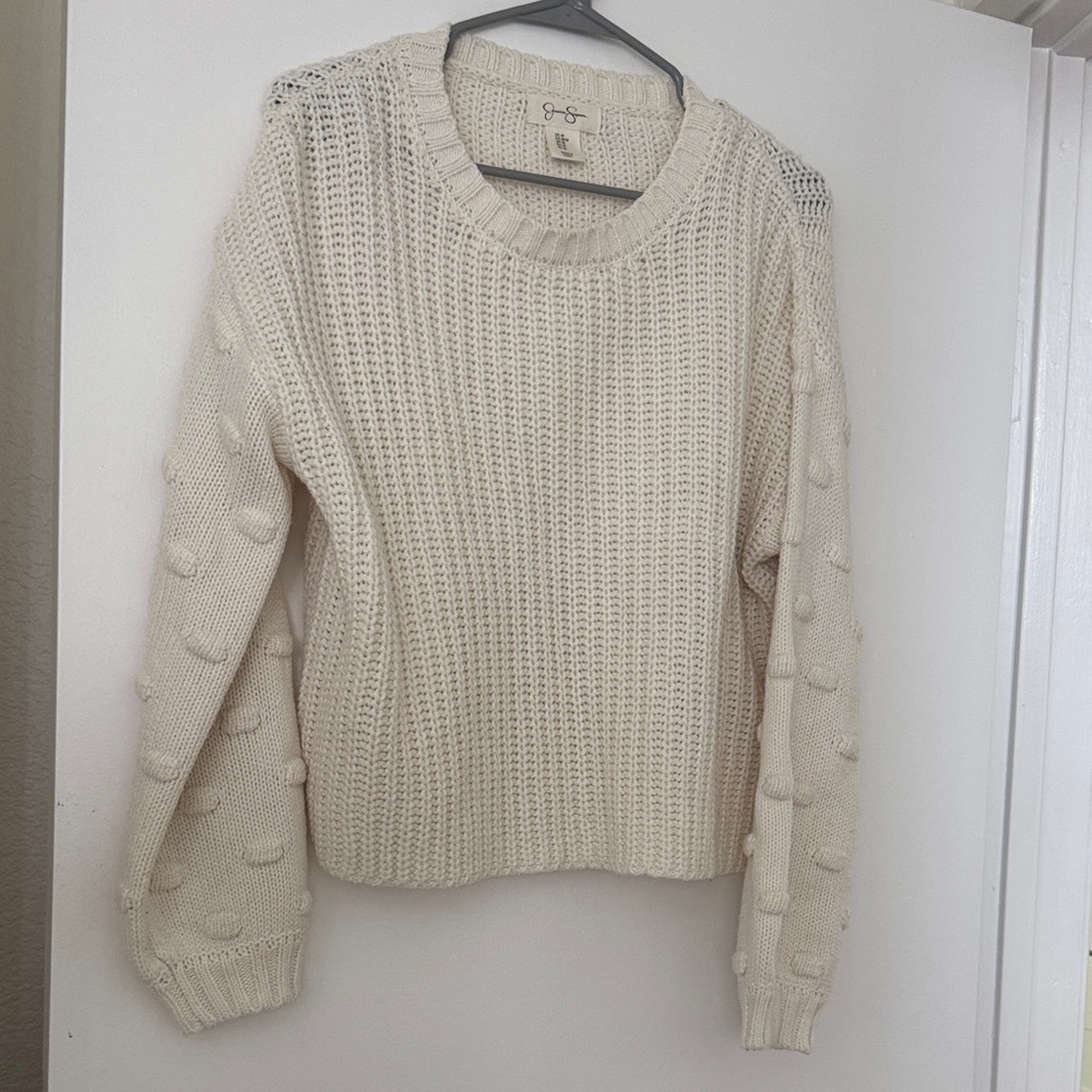 Jessica Simpson Cream Knit Sweater